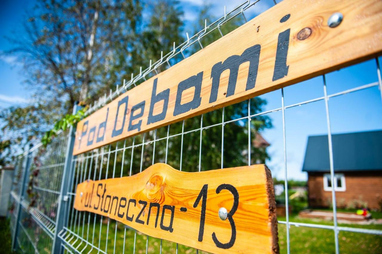 Pod Debami Wicie- Domki Drewniane Nad Morzem Wicie  Kültér fotó